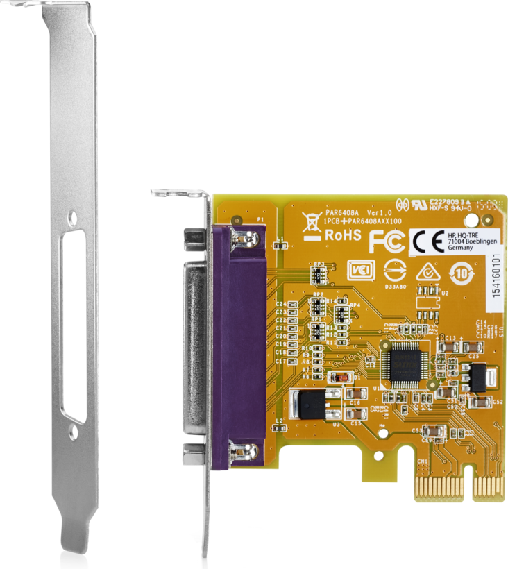 Carte PCIe x1 HP port parallèle