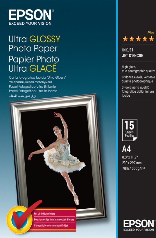 Fotopapír Epson Ultra Glossy 210x297 mm