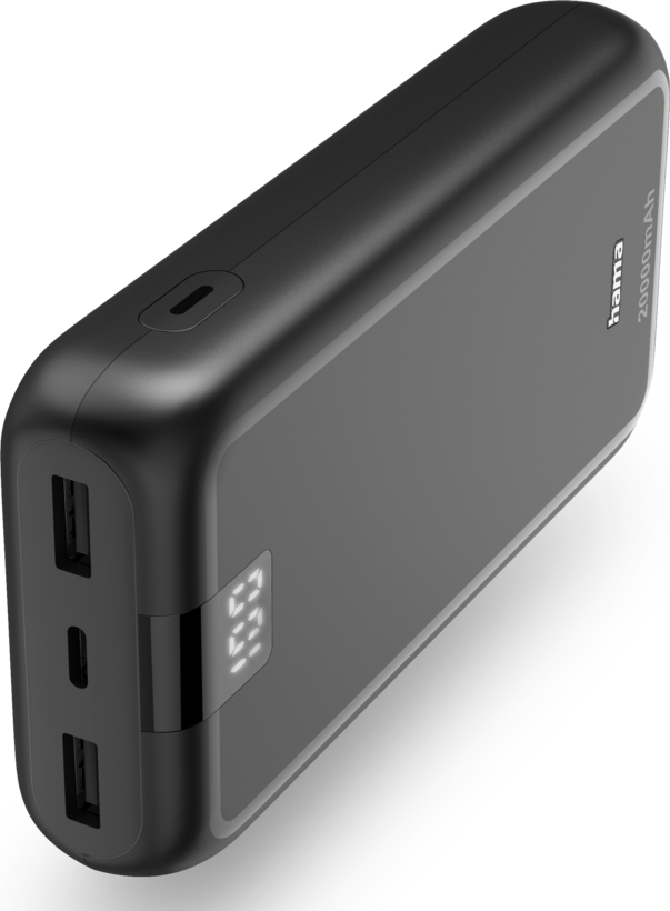 Hama 20,000mAh 1xUSB-C/2xA Powerbank