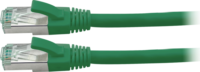 Cbl patch GRS RJ45 S/FTP Cat6a 0,5m vert
