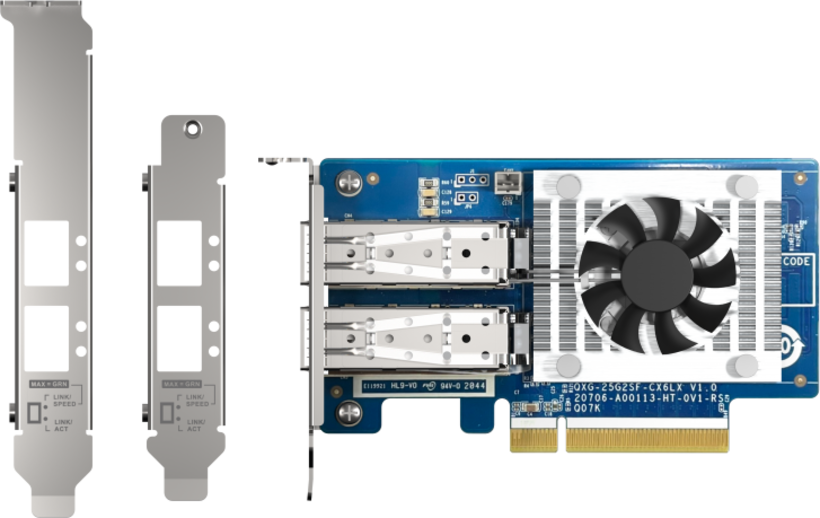 QNAP Dual Port LP 25GbE Network Card