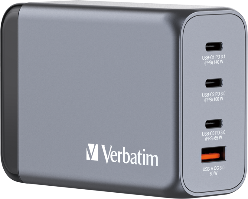 Verbatim 4-port GaN Wall Charger 240W