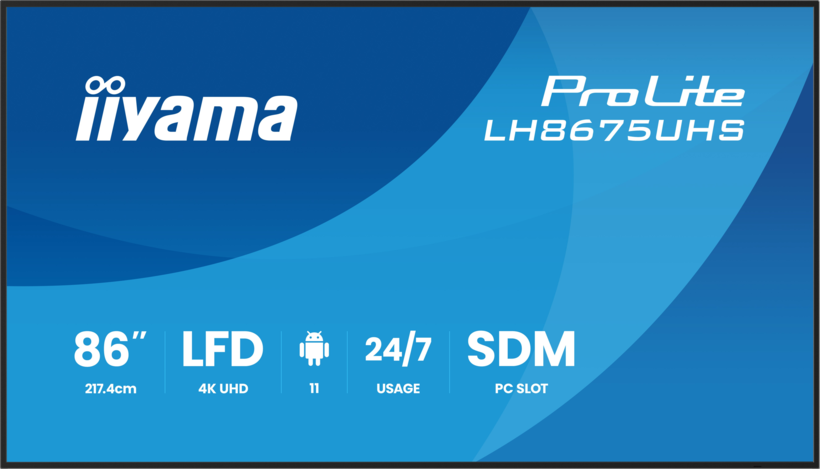 iiyama ProLite LH8675UHS-B2AG Display