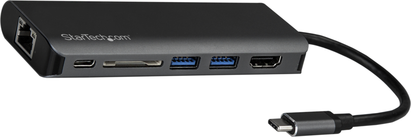 Adapter USB Type-C-HDMI/RJ45/USB/SDCard