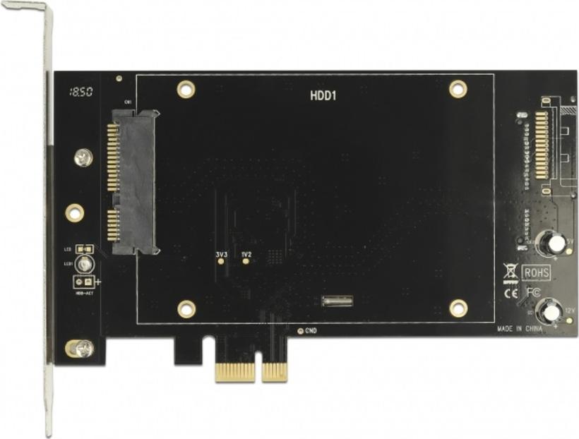 Adattatore PCI Express 2 HDD/SSD Delock
