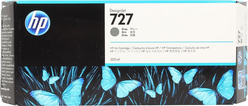 HP 727 Ink 300ml Grey