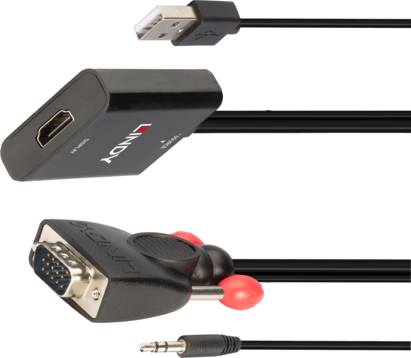 LINDY VGA+Audio - HDMI Adapter