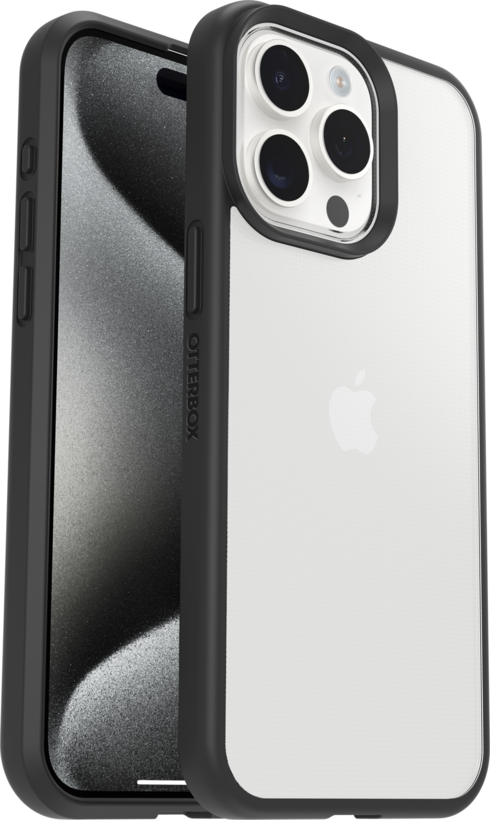 OtterBox iP 15 Pro Max React Black Crys.