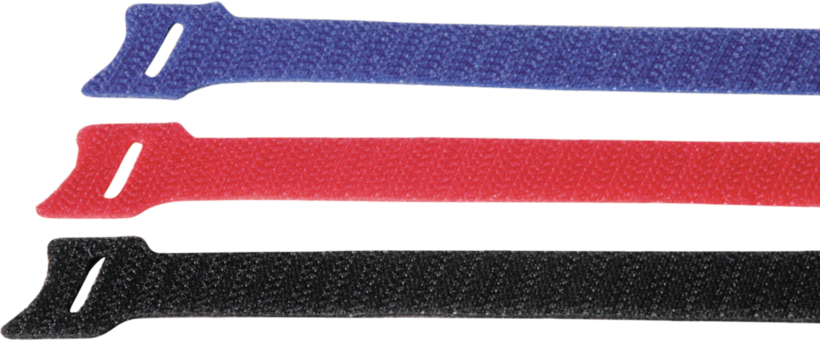 Hook-and-Loop Cable Ties 145mm Col. 12x