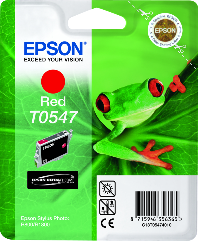 Tinteiro Epson T0547 vermelho