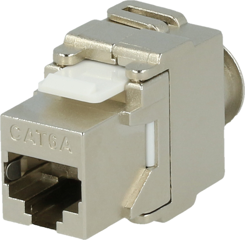 Keystone Jack 1 x RJ45 STP Cat6a