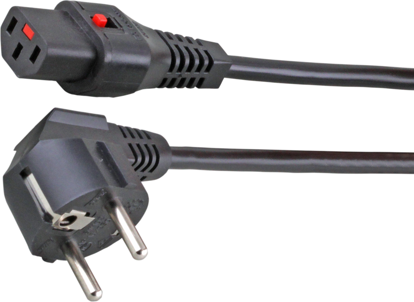 Power Cable Local/m - C13 Lock 3m Black