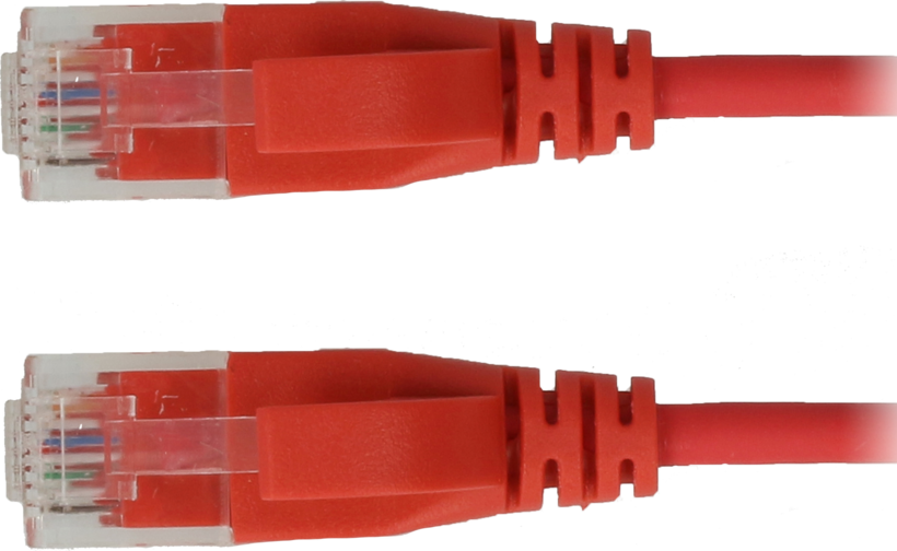 Patch Cable RJ45 U/UTP Cat6a 2m Red