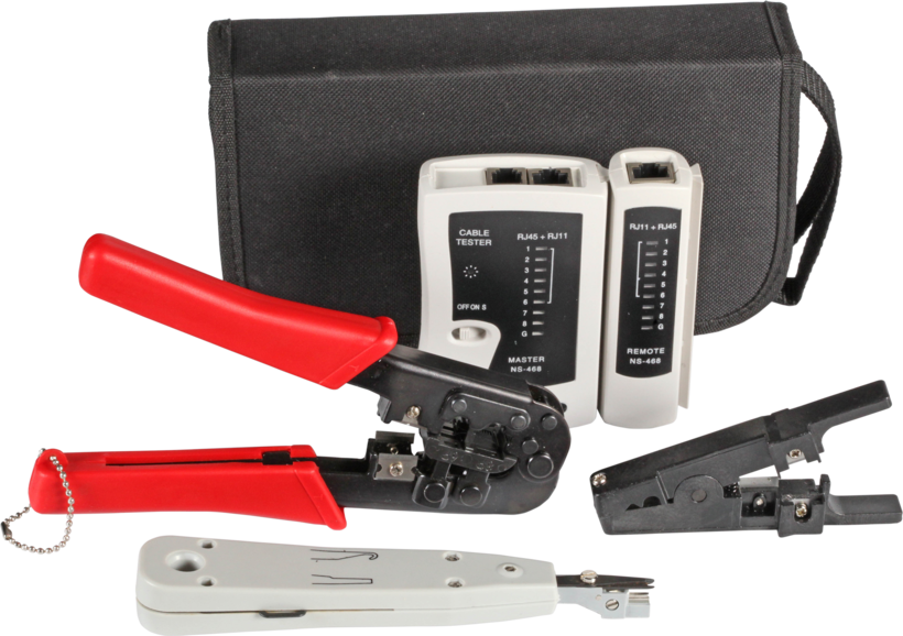 Network Tool Kit w/ 4 Tools