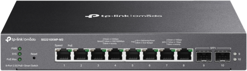 TP-LINK Omada SG2210XMP-M2 Smart Switch