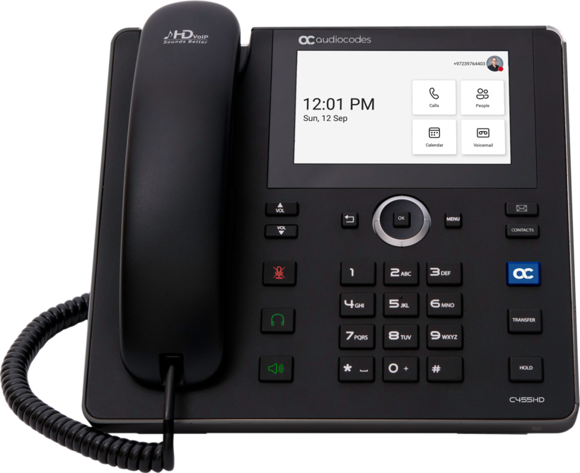 Telefon stacjon. AudioCodes C455HD Teams