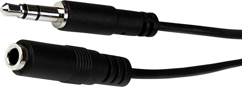 Audio Cable 3.5mm Jack/m-Jack/f 2m