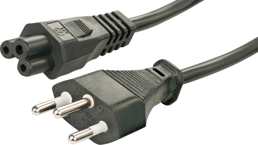 Netzkabel StromSt - C5 2,0m schwarz