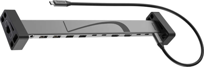 Hama USB-C - 2xHDMI+USB-C Dock