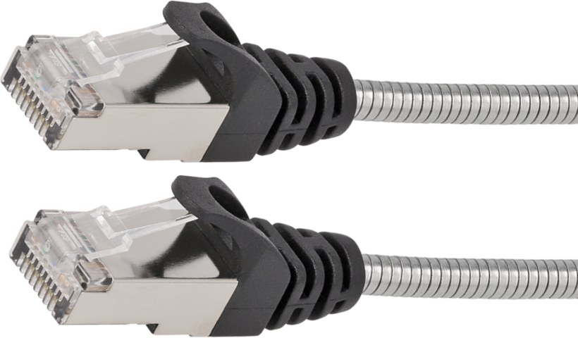 Patch Cable RJ45 U/FTP Cat6a 1m Silver