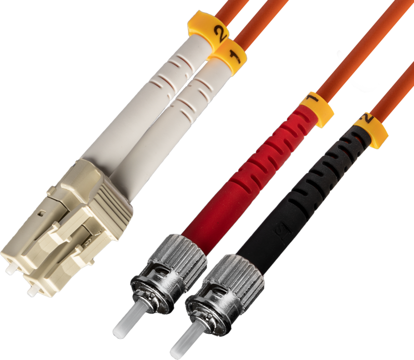 FO Duplex Patch Cable LC-ST 50/125µ 1m
