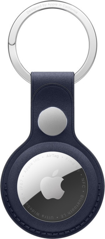 Apple AirTag FineWoven Key Ring Navy