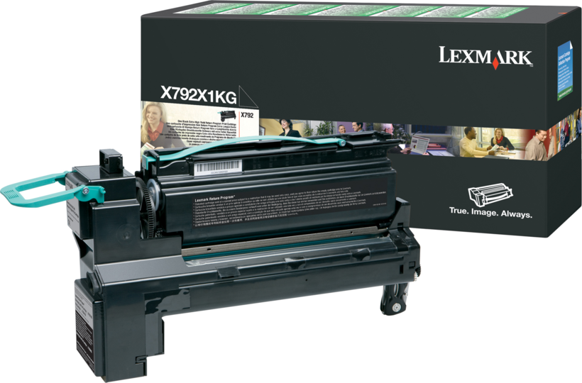 Toner Lexmark X792 preto