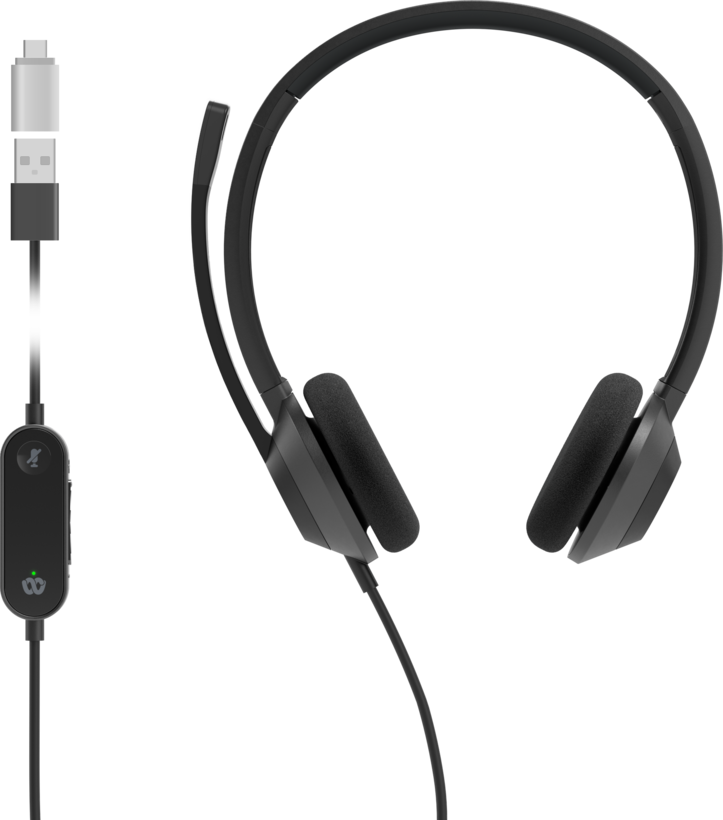 Cisco 322 USB-C Headset Black