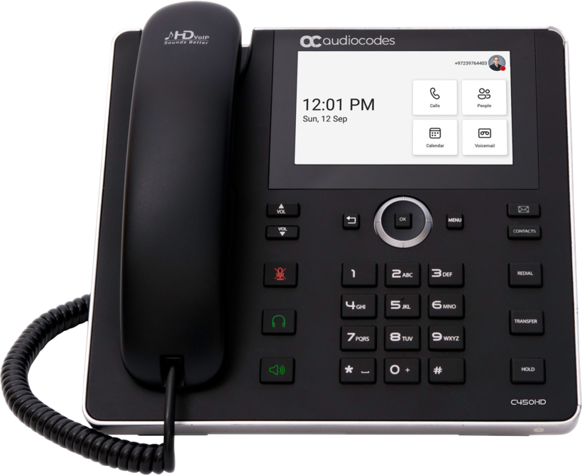 Telefono AudioCodes C450HD IP Desktop