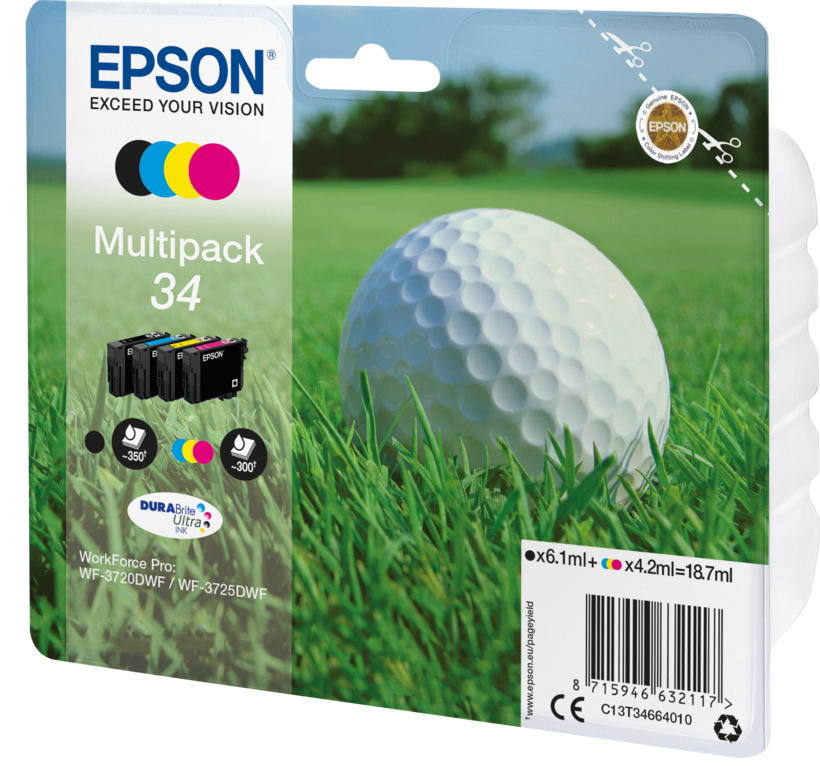 Encre Epson 34, multipack