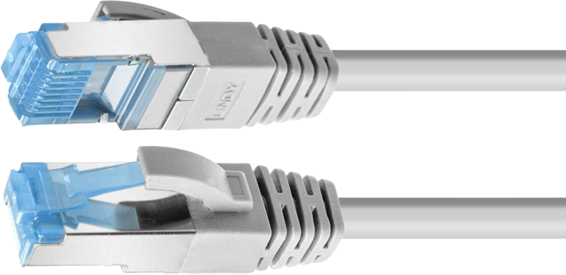 Patch Cable RJ45 S/FTP Cat6a 3m Grey