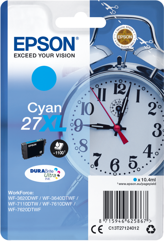 Epson 27XL Ink Cyan