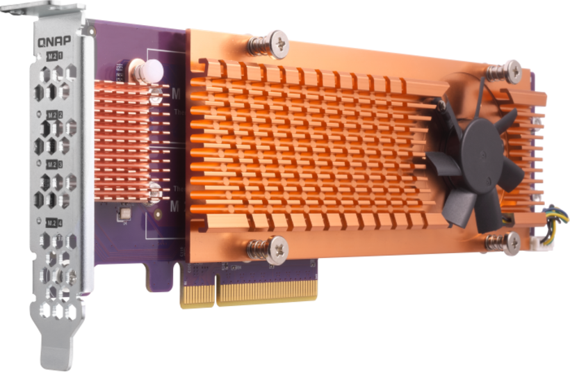 QNAP Quad M.2 PCIe SSD bővítőkártya