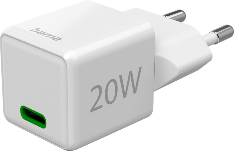 Adapt. carr. Hama 20 W USB-C Super-Mini