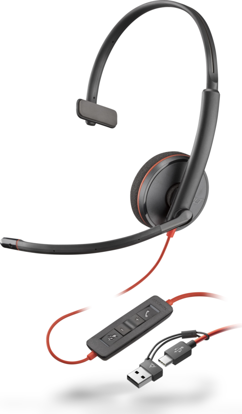 Poly Blackwire C3210 USB-C/A Headset