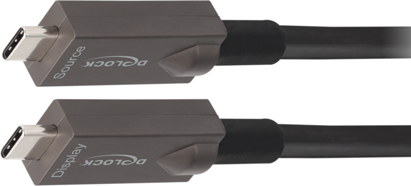 Câble hybride Delock USB-C 8 m