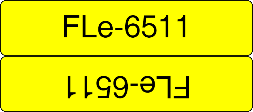 Brother FLe-6511 21x45mm Label Tape