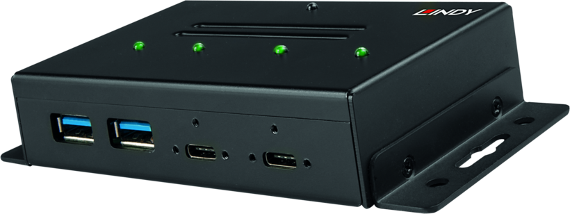 LINDY USB Hub 3.1 4-port Type-C Metal