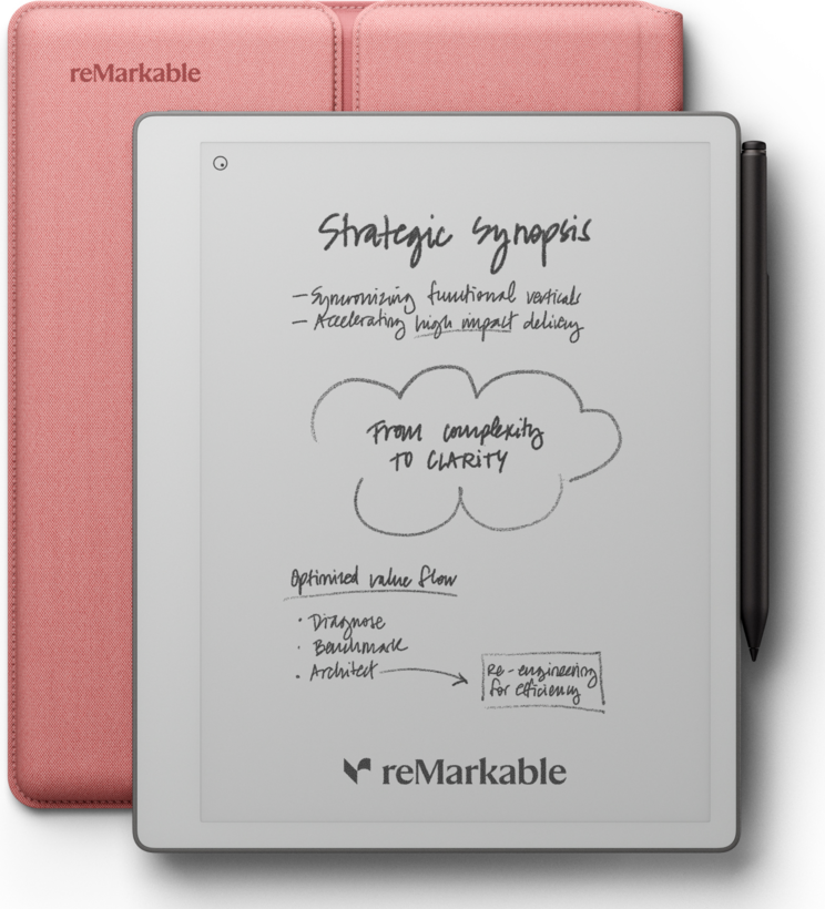 reMarkable Paper Pure + Folio + Marker+