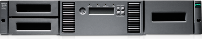 HPE StoreEver MSL2024 0-LW 24Slot Libr.