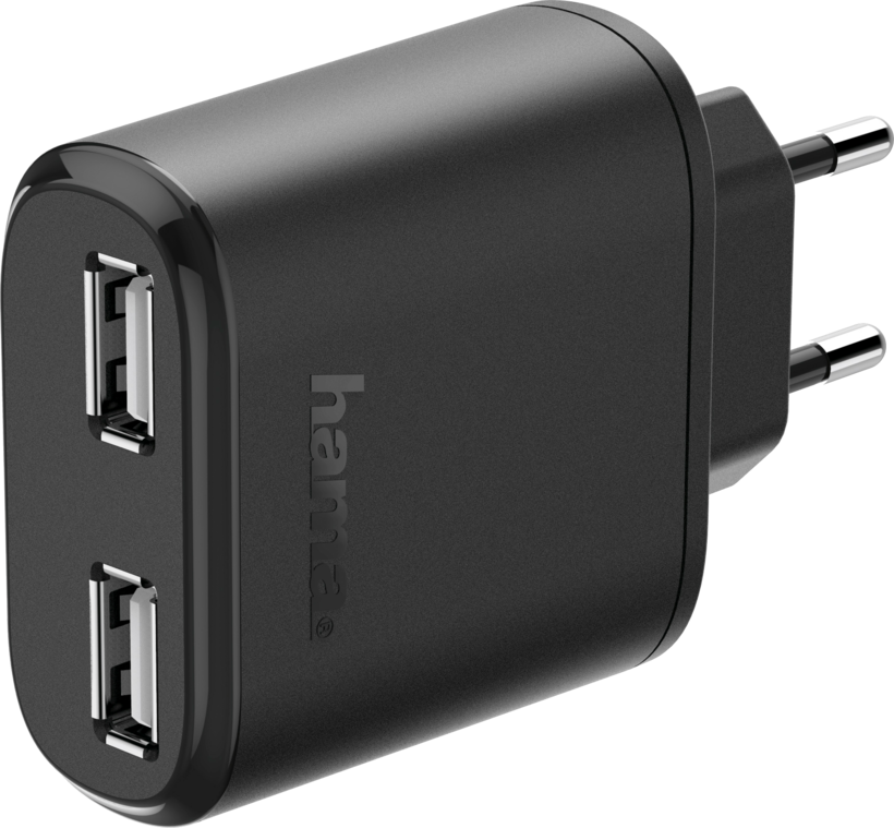 Hama 2xUSB Typ A 4800 mA Ladeadapter