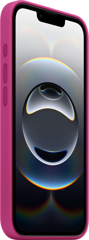 Coque silicone Apple iPhone 16e, fuchsia