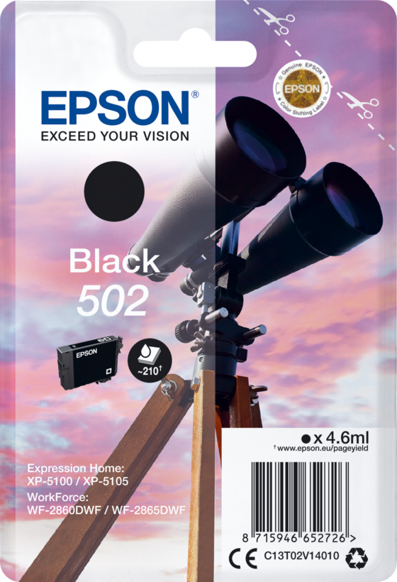 Epson 502 Ink Black