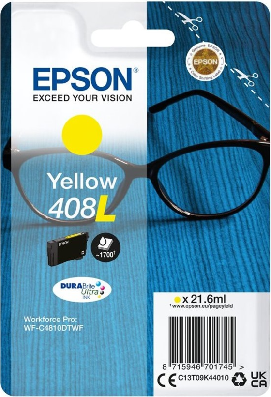 Tinta Epson DURABrite 408L Ultra amar.