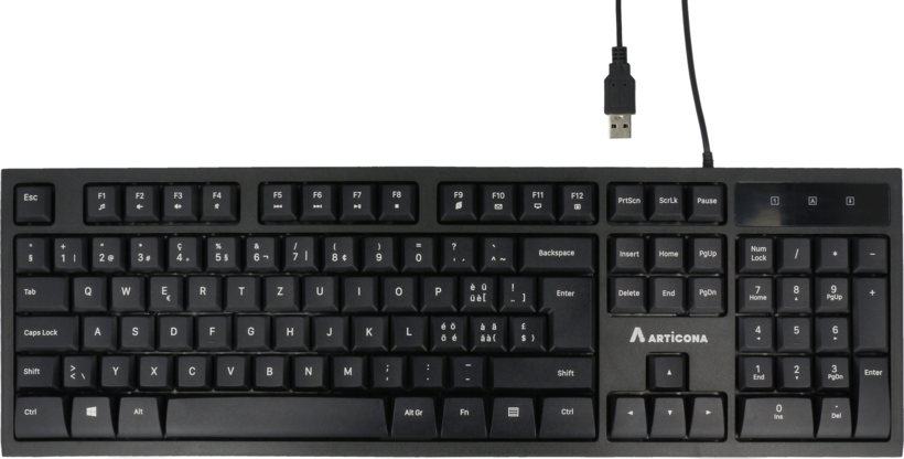 ARTICONA Simple Black Tastatur