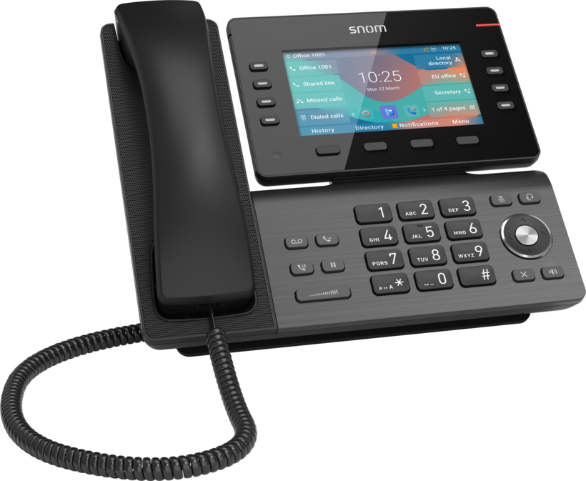 Snom D862 IP Desk Phone Black