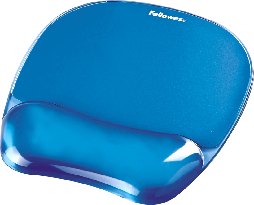 Fellowes Crystal Gel Mouse Pad Blue