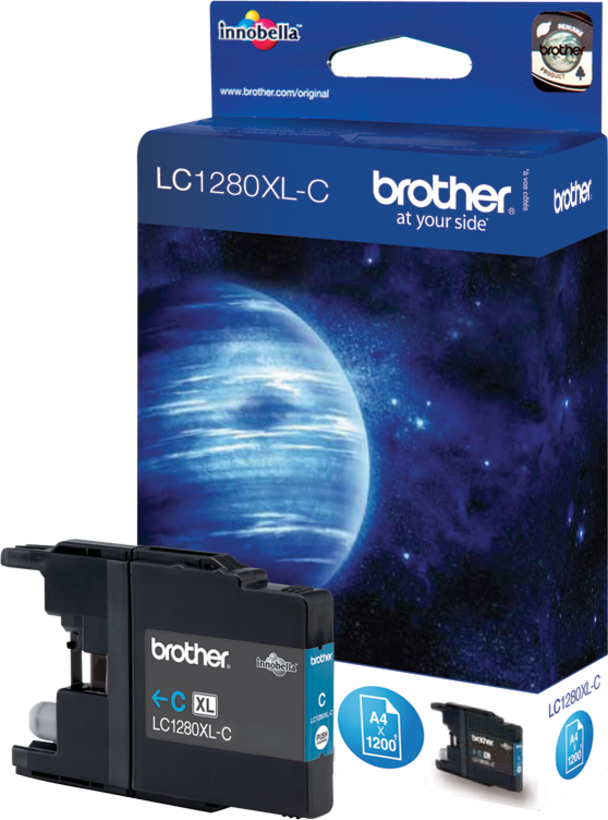 Encre Brother LC-1280XLC, cyan