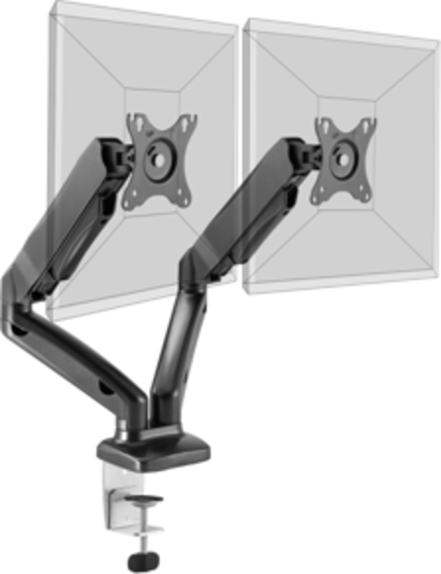 Double bras écran Port ergonomique