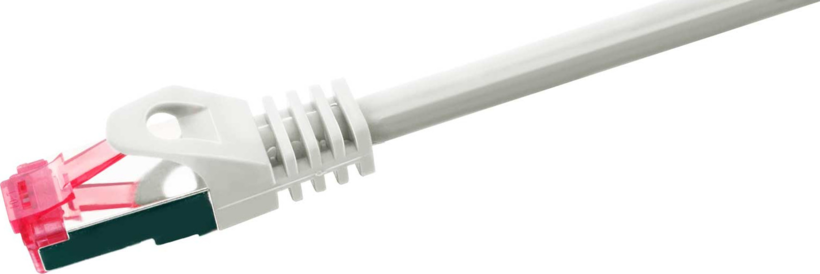 Câble patch RJ45 S/FTP Cat6, 25 m, blanc